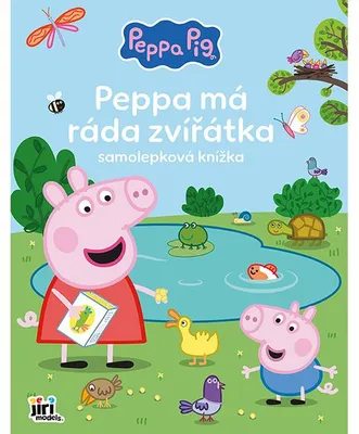 Zdjęcie produktu dla Velká samolepková knížka Peppa má ráda zvířátka
