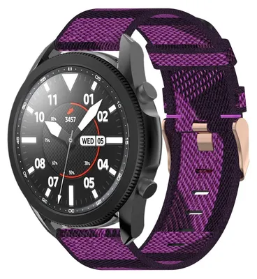 Produktbild von Für Samsung Galaxy Watch FE 6 5 4 Normal Pro Classic alle Größen Gewebtes Nylon Band