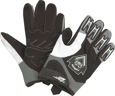 Produktbild von RO59 - Kinder- Motocross- Handschuhe in schwarz/grau/weiss  Roleff Größe: M,