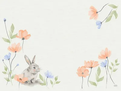 Produktbild von 500x DUNI  Dunicel®-Tischset 30 x 40 cm Bunny Bloom