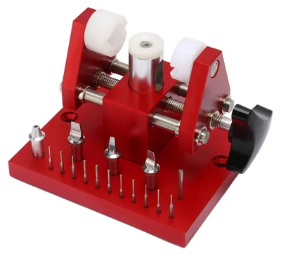 Productafbeelding van Professionele horlogekastopener, set reparatietools voor horlogemakers, horlogeband- en schakelverwijderaar, instelgereedschap, werkbankaccessoires, montagetools, onderhoudsgereedschap