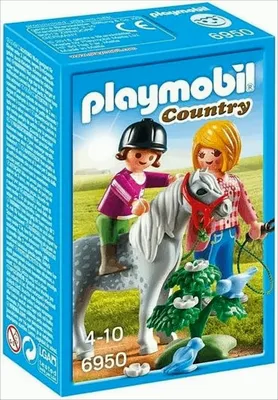 Produktbild von PLAYMOBIL 6950 - Spaziergang mit Pony