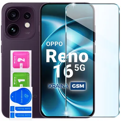 Zdjęcie produktu dla Szkło Hartowane 9H Szybka Szkiełko Ochronne Do Oppo Reno 16 5G | 16 Pro 5G