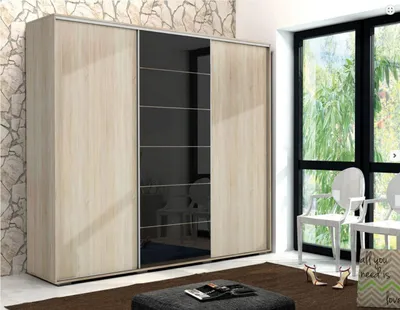 Obrázek produktu pro Moderní prostorná šatní skříň 278 cm MANUEL - dub sonoma