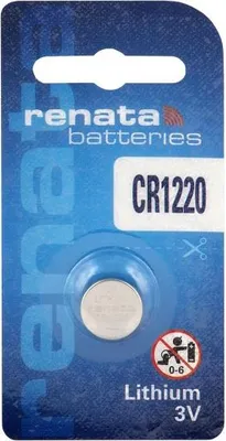 Productafbeelding van Lithiumbatterij Renata SC CR1220 (verpakking)