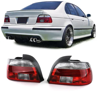 Für BMW 5er E39 Limousine Facelift 00-03 Rückleuchten Heckleuchten in Rot Klar in der Farbe Rot von Carparts-Online GmbH