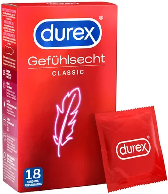 Produktbild von Durex Gefühlsecht Classic Kondome 18 Stück