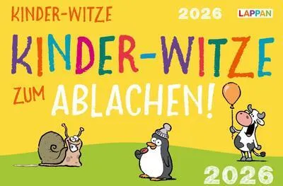 Produktbild von Kinder-Witze zum Ablachen! 2026: Mein Kalender für jeden Tag