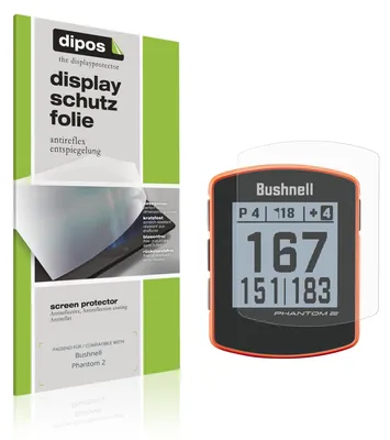 Produktbild von 2x Schutzfolie für Bushnell Phantom 2 matt Displayschutzfolie Folie Display Schutz dipos