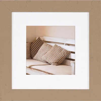 Immagine prodotto di Cornice fotografica in legno "Henzo Driftwood", 20x20 cm, color beige