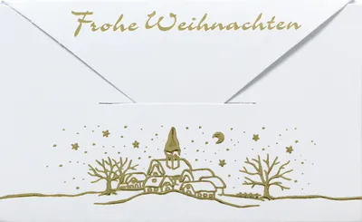 Produktbild von Weihnachten - Geldkarte - Glückwunschkarte im Format 6,7 x 11 cm mit