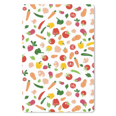 Produktbild von MuchoWow® Mauspad Mousepad Gemüse - Regenbogen - Vegan - Muster 18x27 cm - Mousepads - Maus Mat - Pad - Mausunterlage