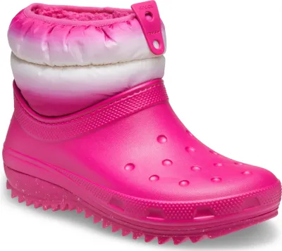 Produktbild von crocs Classic Neo Puff Shorty Boot Women Candy Pink / Stucco Croslite Größe: 37/38 Normal