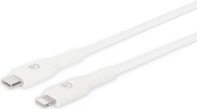 Produktbild von MANHATTAN Kabel USB-C auf Lightning 1m weiß