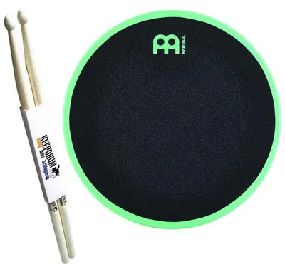 Produktbild von Meinl MMP12SF Practice Pad 12 Zoll mit Schlagzeugstöcken