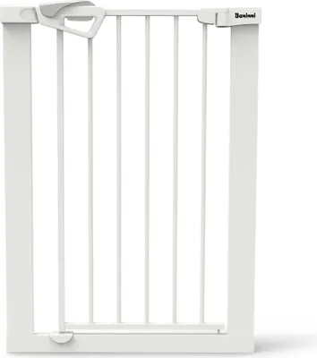 Image de Barrière de sécurité Baninni Alvera blanche - 62 cm à 69 cm
