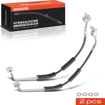 Immagine prodotto di Frankberg 2x Tubo freno Tubi freno anteriore sinistro destro per Jeep Cherokee KJ 2.4L-3.7L 2001-2008