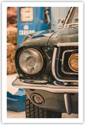 Produktbild von Poster - Poster ohne Rahmen - Abdeckung Ford Mustang - 61x91,5 cm - Wand Bild - Wanddeko - Wandbilder - Kunstposter - Wandposter - Bilder - Kunstdruck - Wanddekoration - Wandbild - P2XPA61x91-4480