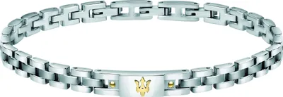 A bracelet on a white background.