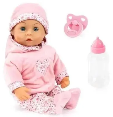Image de Bébé : premiers mots, rose, 38 cm - Bayer Design