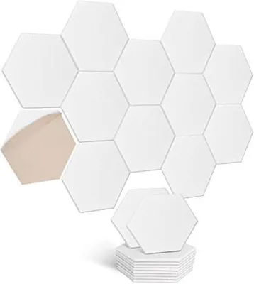 Produktbild von Famanu Schallisolierung Selbstklebend - Akustikpaneele - Weiß