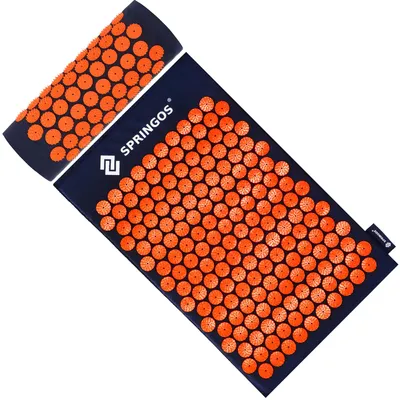 Zdjęcie produktu dla Mata do masażu akupresurowego z poduszką SPRINGOS FA0155