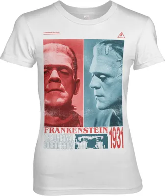 Produktbild von Frankenstein - Horror Show Girly Tee - Small - White