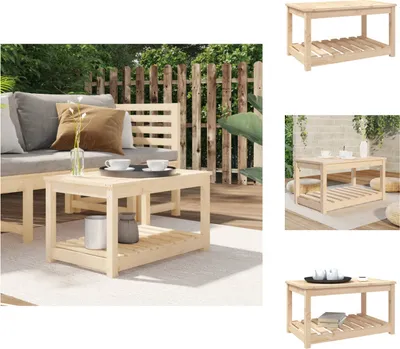 Obrázek produktu pro vidaXL Zahradní stůl 82,5x50,5x45 cm z masivního borovicového dřeva - Zahradní stoly