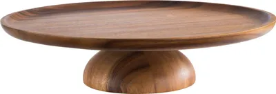 Produktbild von APS Tortenplatte - Akazienholz, geölt - Durchmesser: 33 cm - Höhe: 8 cm