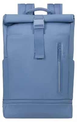 Image de American Tourister sac à dos pour ordinateur portable sac à dos pour ordinateur portable Urban Tide Rolltop Laptop Backpack 15,6" 31L Storm Blue bleu gris