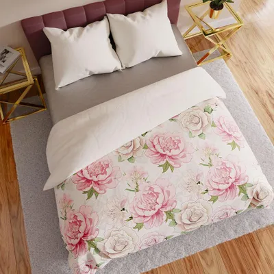 Image de Literie, satin de coton, haute qualité 160x200 Patti fleurs