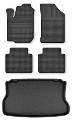 Immagine prodotto di Tappetini a vasca + bagagliaio per Renault Clio II 1998-2005 hatchback 5 pezzi