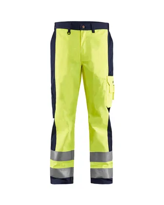 Produktbild von Blakläder High Vis Bundhose 1583 1860 in div. Farben, Farbe:high vis rot/schwarz, Größe:148 (C98)