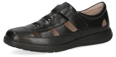 Produktbild von CAPRICE Herren Slipper mit Klettverschluss mit Cut-Out, Schwarz (Black Nappa), 4