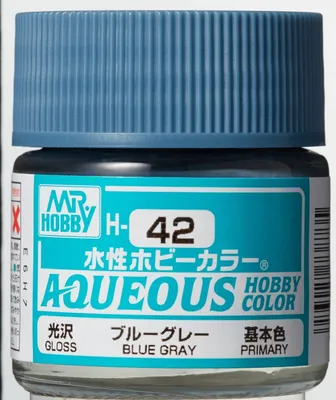 Produktbild von Mr Hobby - Gunze H-042 - Aqueous Hobby Colors (10 ml) Blue Gray