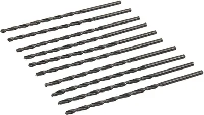 Produktbild von Silverline HSS-Bohrer, metrisch, extra lang, 10er-Pckg. 3 x 100 mm