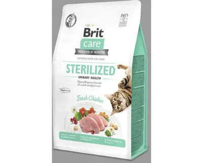 Obrázok produktu pre Granule pre mačky Brit Care Cat Grain-Free Sterilized Urinary Health 400 g