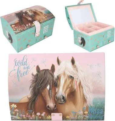Zdjęcie produktu dla Duże pudełko na biżuterię Miss Melody z kodem i dźwiękiem