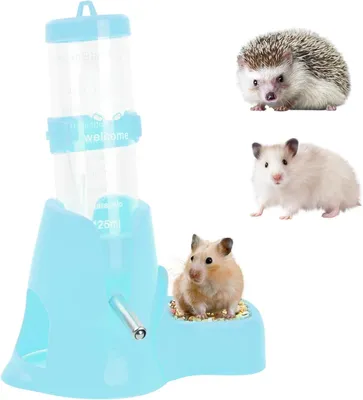 Imagen del producto de Botella para pequeños animales, 125 ml, con función 3 en 1, ideal para hámsteres y conejos