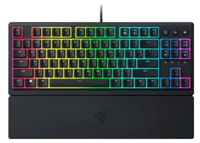 Produktbild von Razer Ornata V3 Tenkeyless, Kabelgebunden, USB, Mecha-Membran-Schlüsselschalter, QWERTZ, RGB-LED, Schwarz