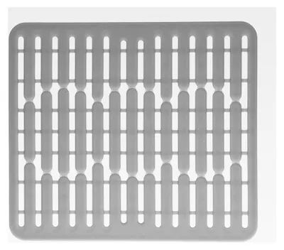 Produktbild von Spülmatte für Spülbecken, Mehrzweck Silikonmatte zum Abtropfen, hitzebeständig und rutschfest, 32,5 x 28,7 x 1,1 cm