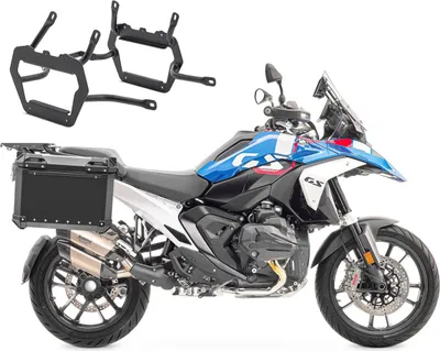 Obrázek produktu pro Sada hliníkový kufr + nosič kufru vhodná pro BMW R 1300 GS 23-25 hliník