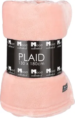 Produktbild von In The Mood Collection Famke Fleecedecke - L180 x B130 cm - Pfirsich