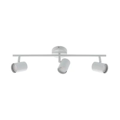 Produktbild von Lindby Deckenspot Jorell, weiß, 55 cm, 3-flg., Metall, GU10