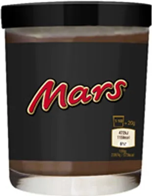 Produktbild von Mars Creme Brotaufstrich im Glas (als trinkglas verwendbar) 200g