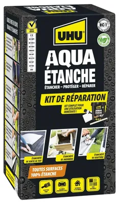 Image de UHU Caoutchouc liquide d'étanchéité AQUA ETANCHE Kit de réparation