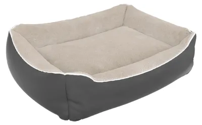 Productafbeelding van Hondenbed en kattenbed, crèmekleurig, 84 x 66 x 19 cm