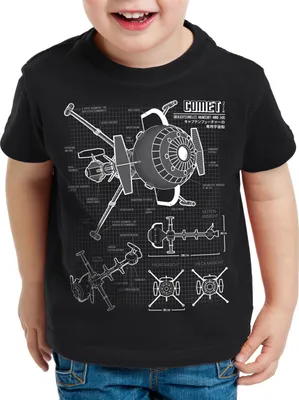 Produktbild von style3 Future Comet Kinder T-Shirt captain
