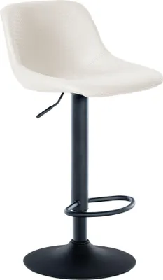 Immagine prodotto di Sgabello da bar regolabile - sgabello alto - girevole a 360° e confortevole, metallo nero