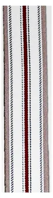 Produktbild von Vintage Stil Hosenträger mit Lederlaschen rot & grau gestreift
